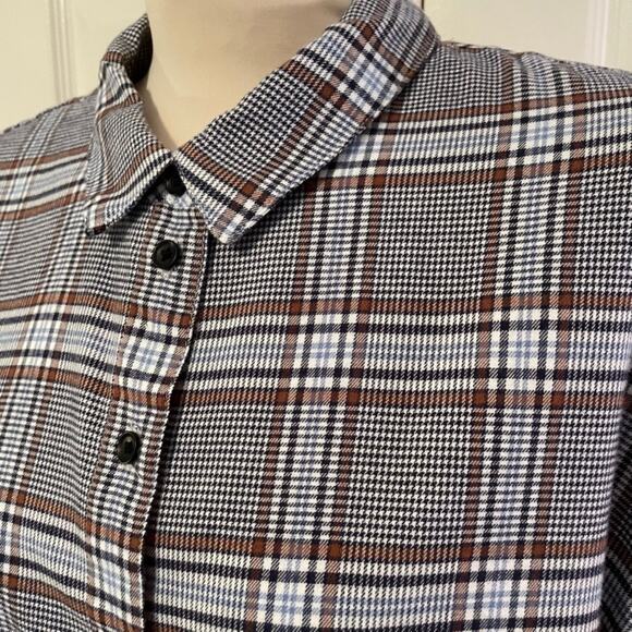 Madewell NWT Women's Westlake Plaid Shirt, size XL - Picture 3 of 9